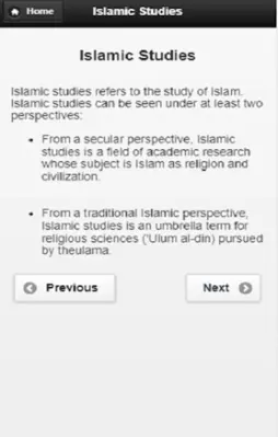 Islamic studies android App screenshot 0