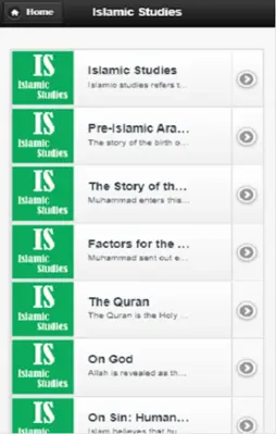 Islamic studies android App screenshot 2